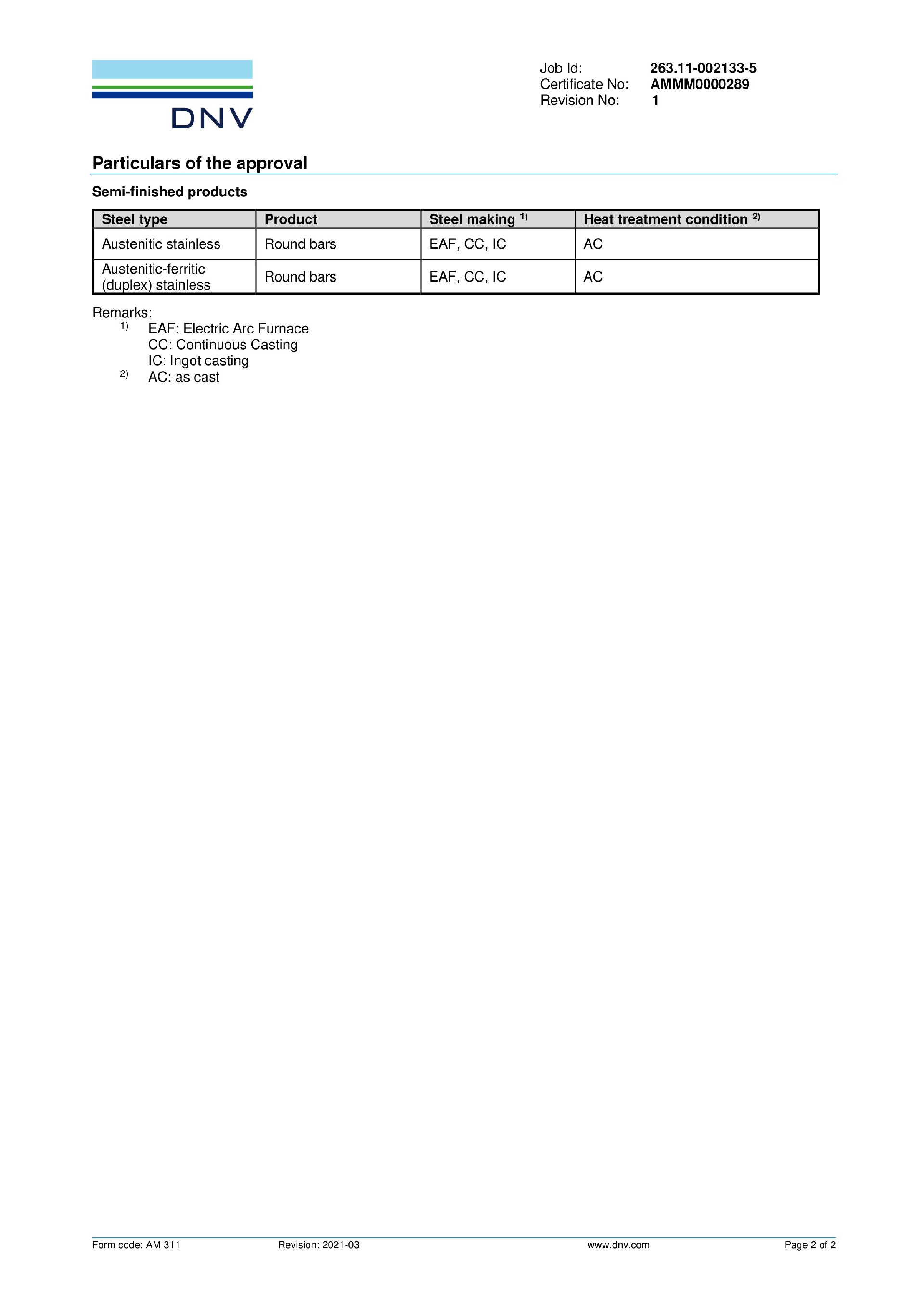 DNV.GL挪威德国船级社证书